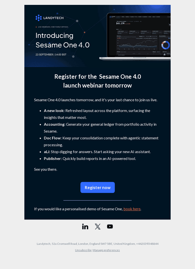 Landytech email from Tue, Sep 22, 2026