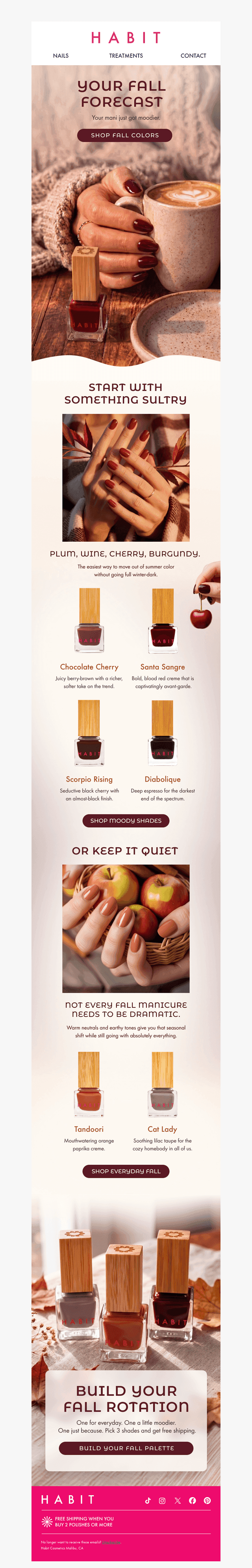 Your Fall Nail Color Edit