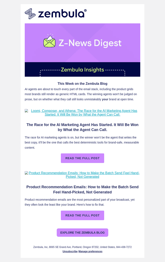 Zembula email from Tue, Sep 22, 2026
