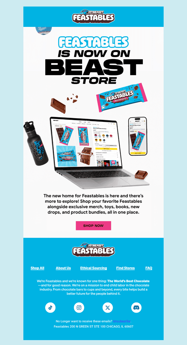WE ARE LIVE! Welcome to mrbeast.store 🚀