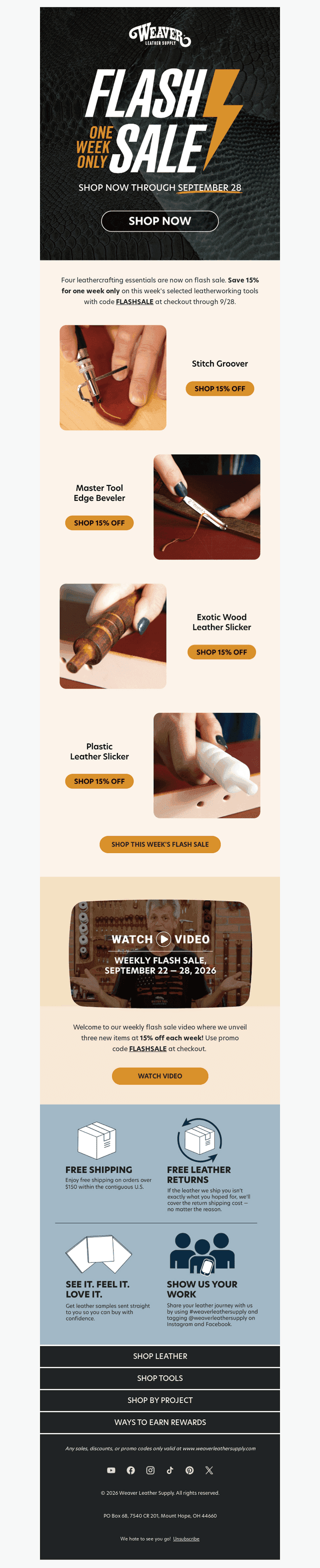 FLASH SALE: Four Ways to Save