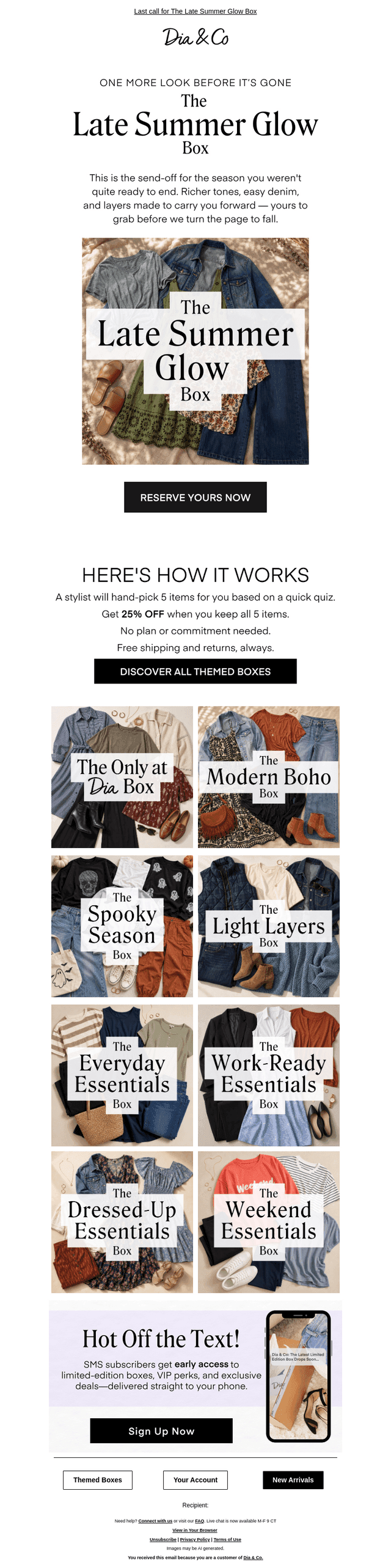 Dia&Co email from Tue, Sep 22, 2026