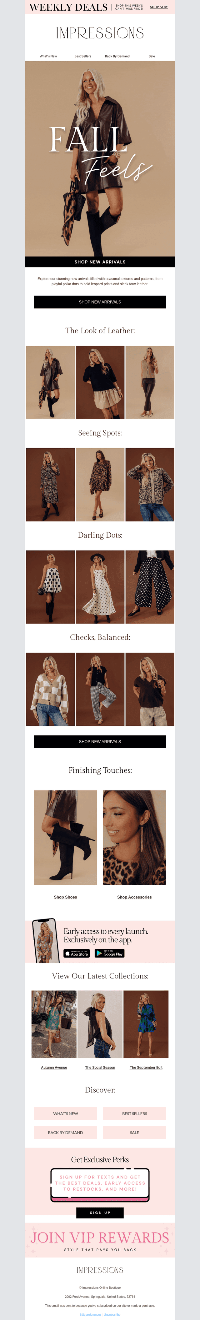 🤎 NEW: Chic for Fall!