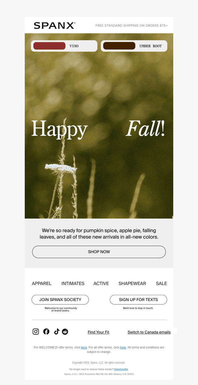 Happy first day of fall!