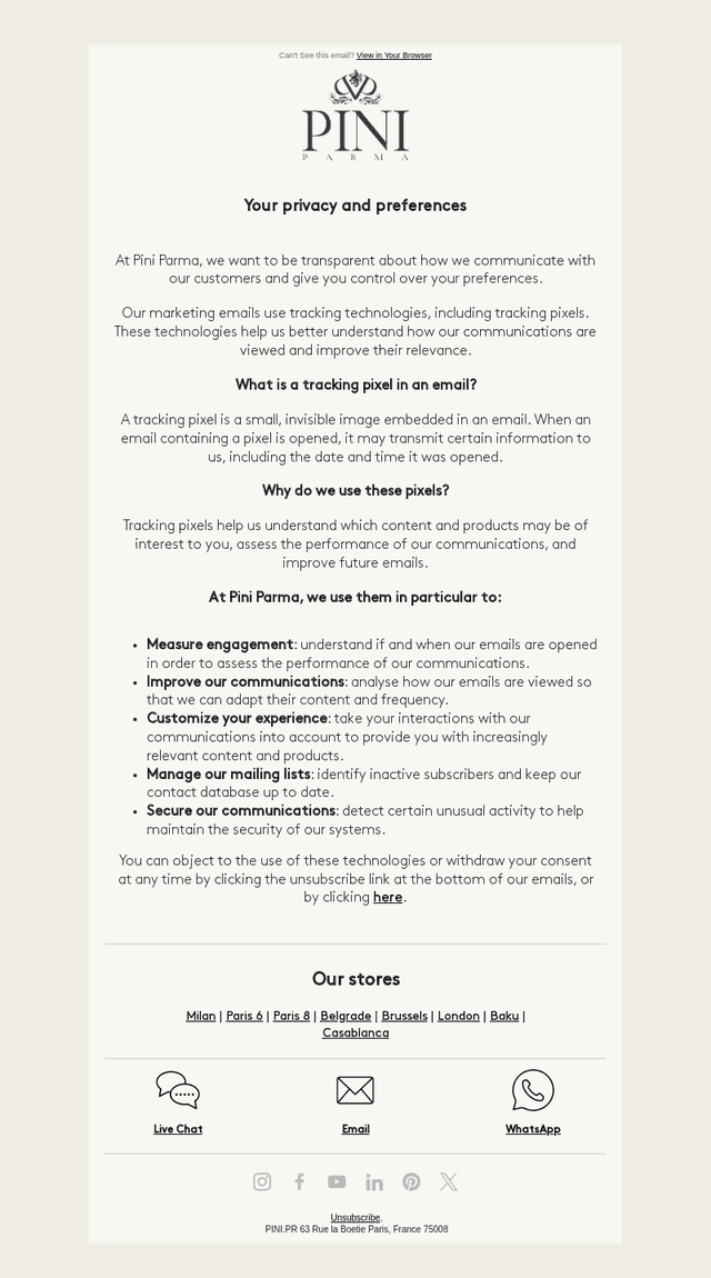 An update to how we track our emails