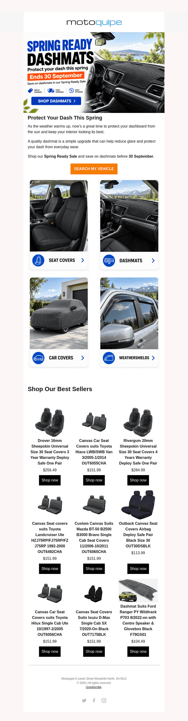 Motoquipe email from Wed, Sep 23, 2026