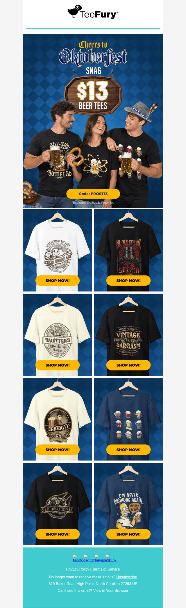 Cheers to $13 Beer Tees! 🍻