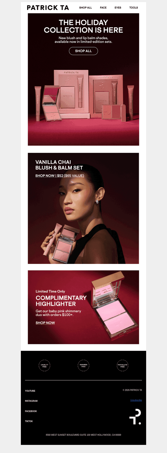 Shop Now: 3 Holiday Blush & Balm Sets 🎀❤️