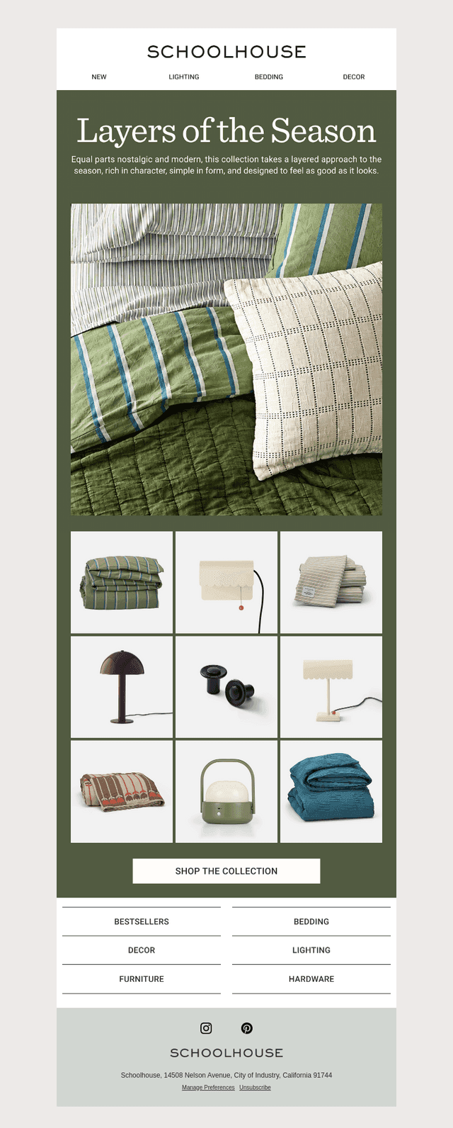 New for Fall at Schoolhouse