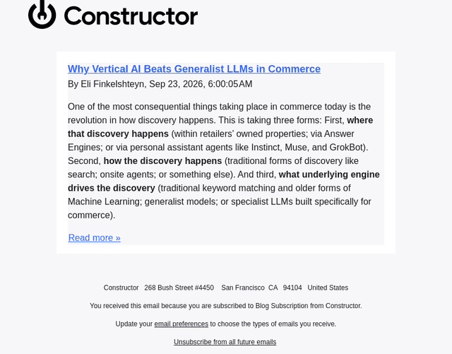 Why Vertical AI Beats Generalist LLMs in Commerce