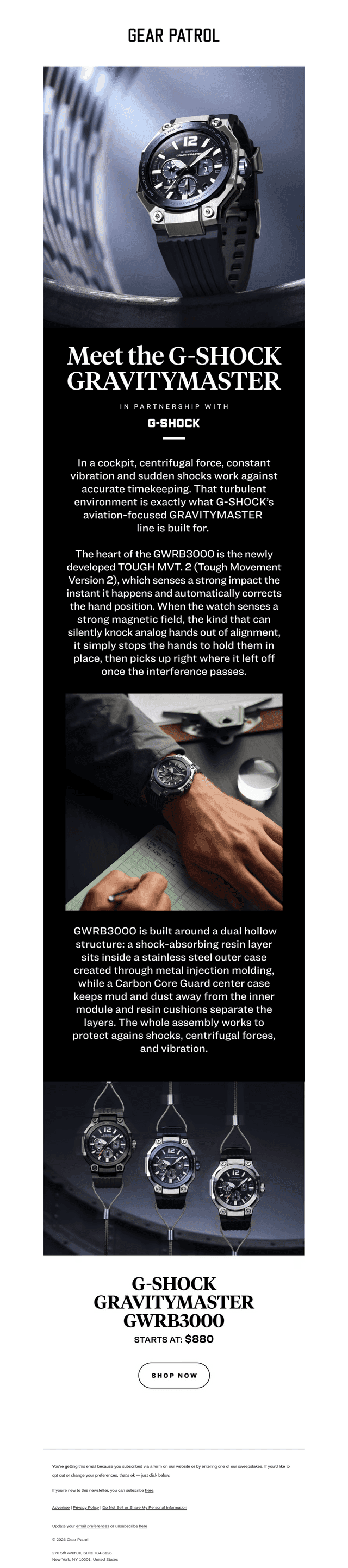 G-SHOCK Takes Flight
