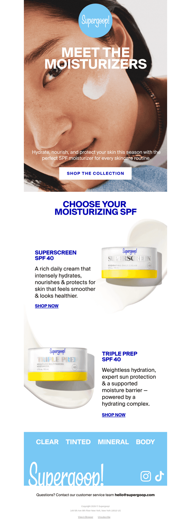 What’s missing from your routine? An SPF moisturizer 🧴