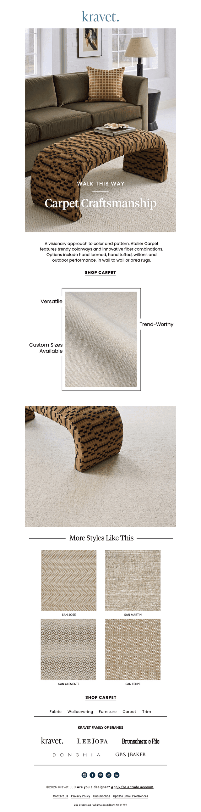 Walk This Way—Can’t-Miss Carpet