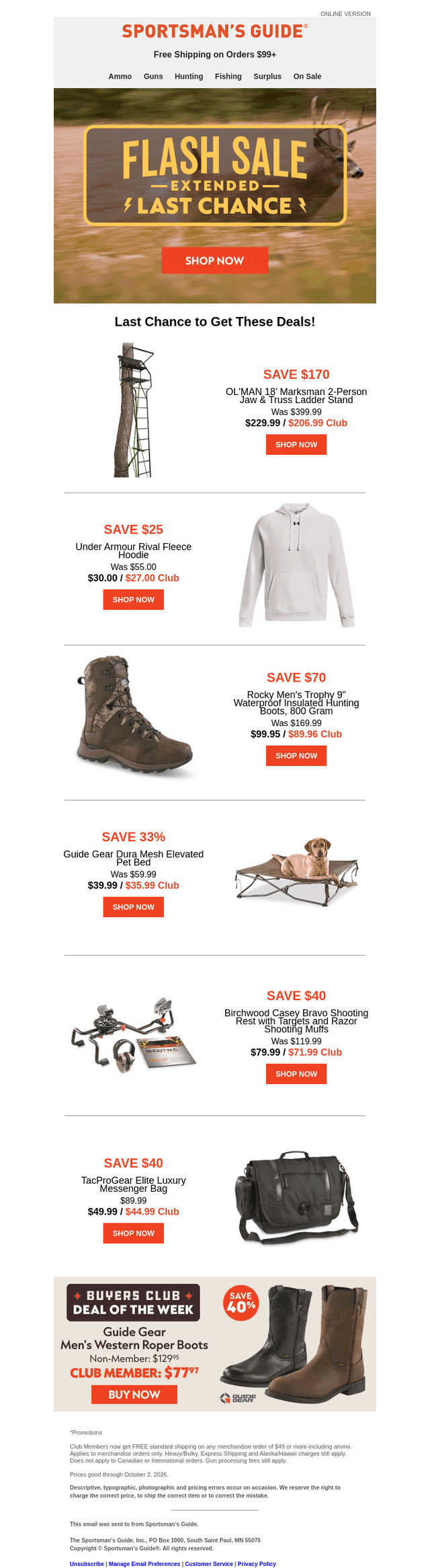 FLASH SALE EXTENDED!