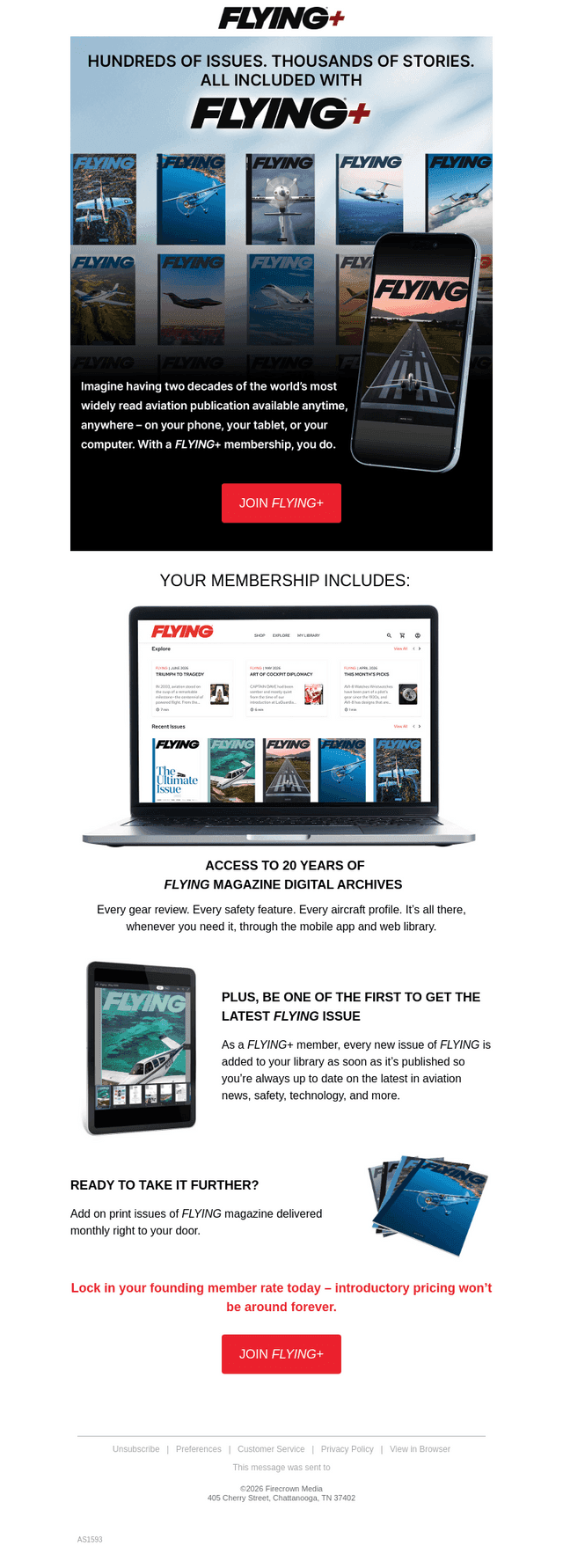 Flying Magazine email from Wed, Sep 23, 2026