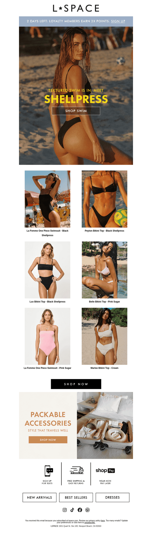 Your black bikini just got upgraded 🖤