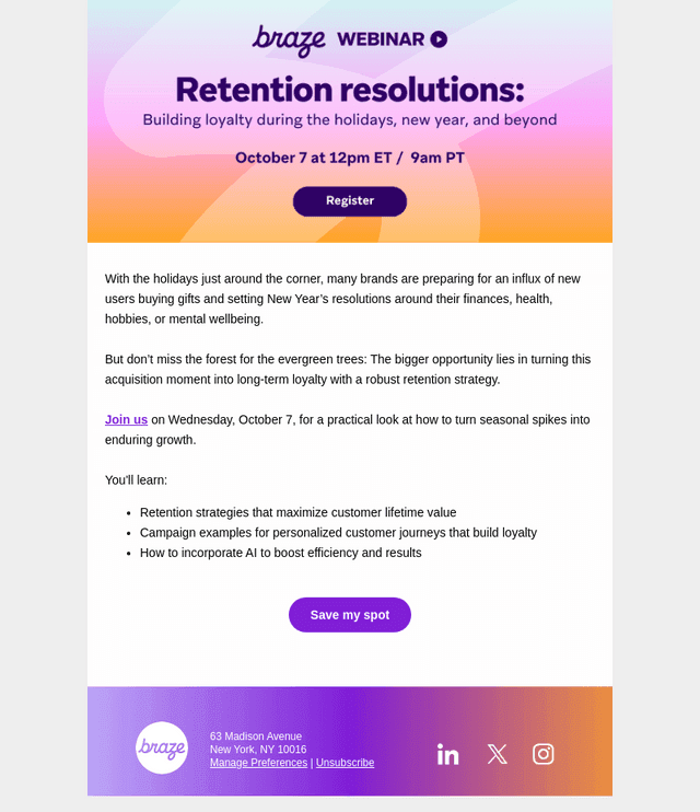 Braze email from Thu, Sep 24, 2026