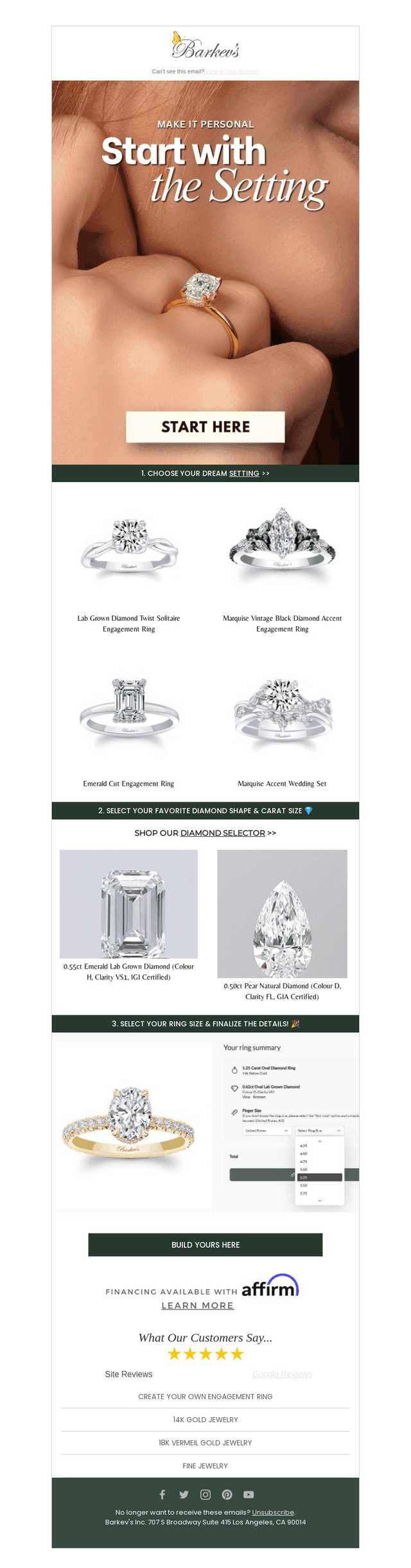 Choose Every Detail in 3 Simple Steps ✨