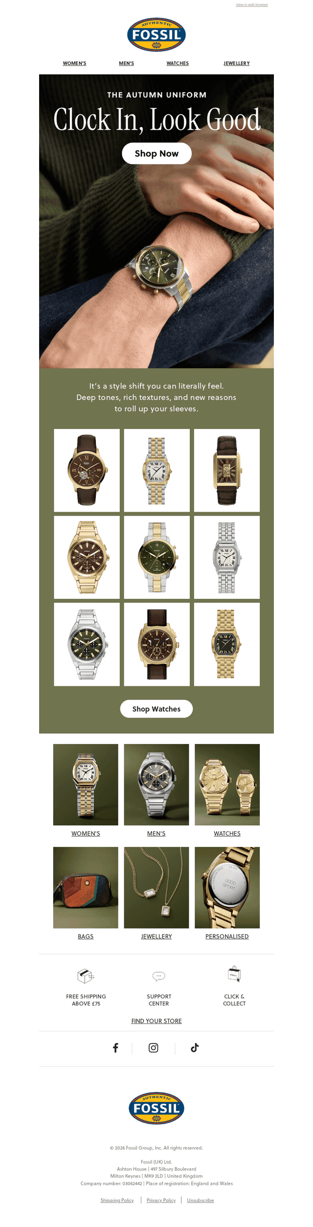 Wrist check: His autumn edit
