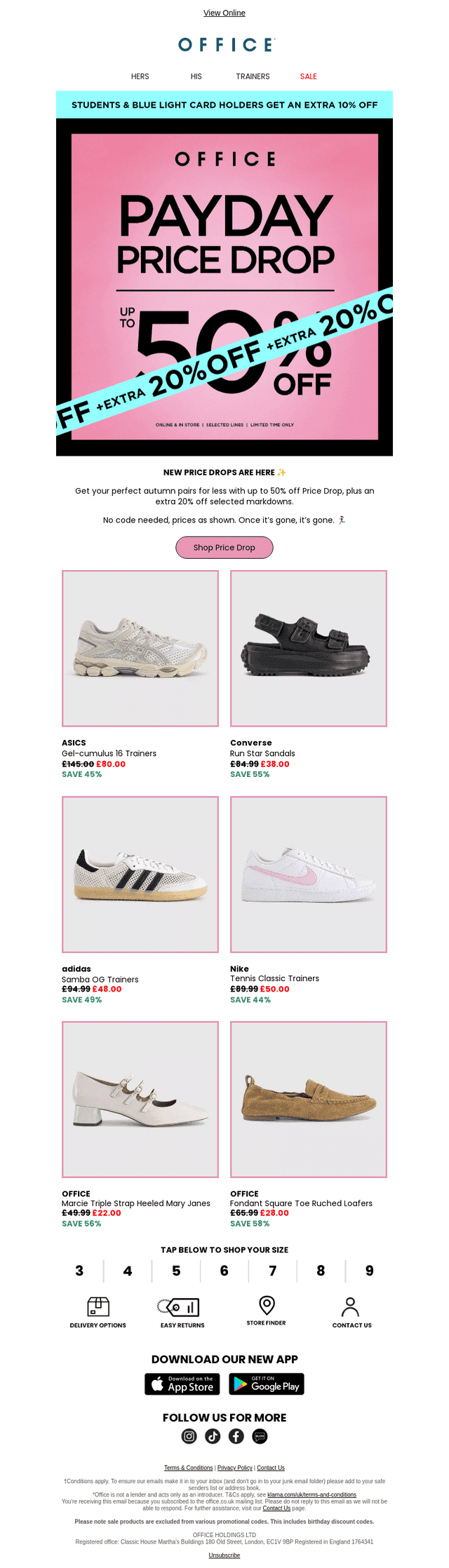 Here's an EXTRA 20% OFF! 👀