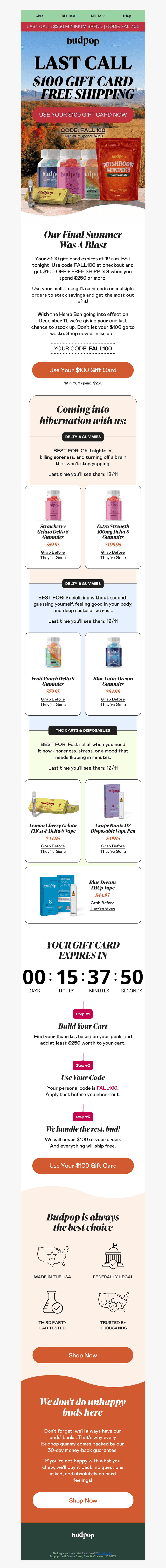 BudPop email from Thu, Sep 24, 2026