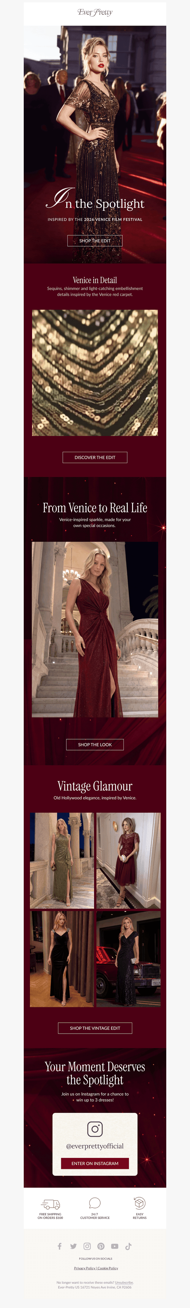 From Venice to Your Spotlight