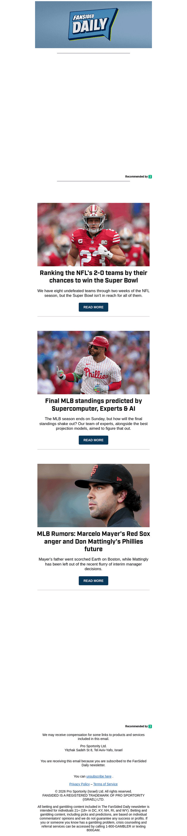 FanSided email from Thu, Sep 24, 2026