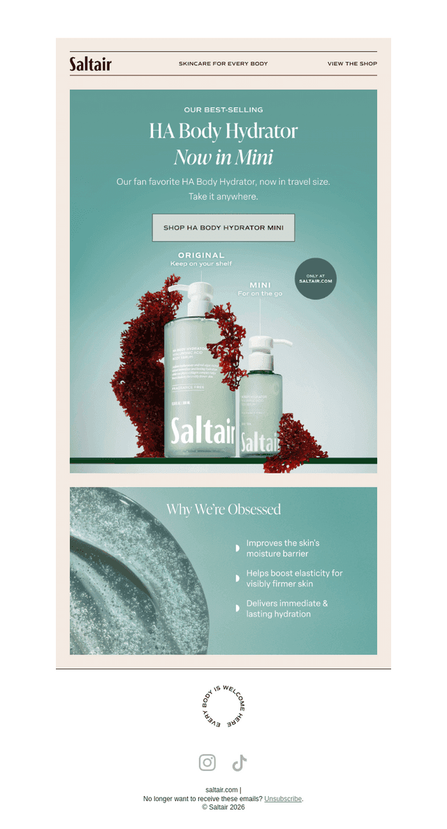 NEW: HA Body Hydrator Mini