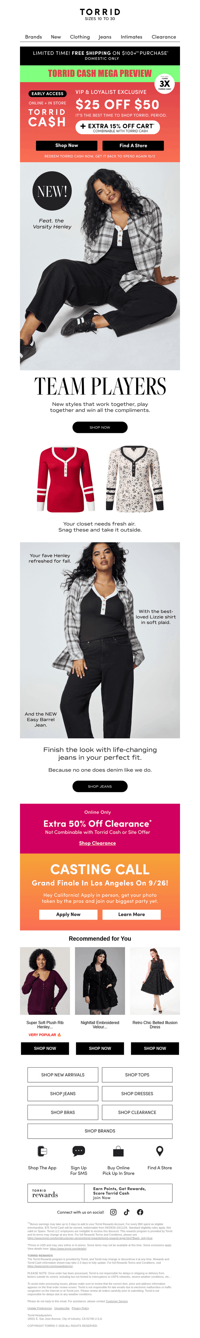 Your fave Henley top, refreshed for fall