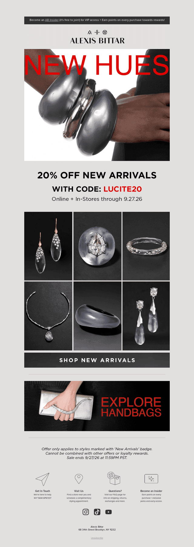 Alexis Bittar email from Fri, Sep 25, 2026