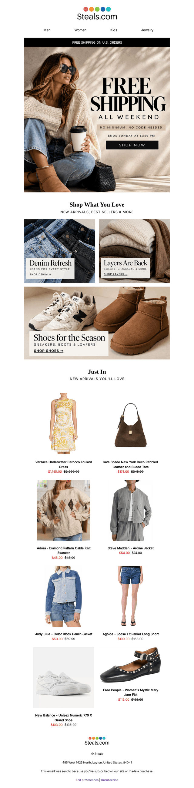 Grab Free Shipping This Weekend!