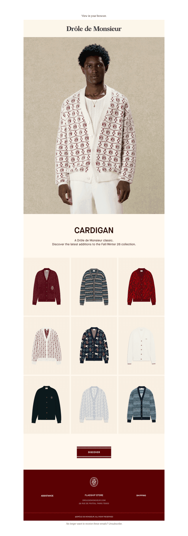 Fall/Winter 26 Cardigan