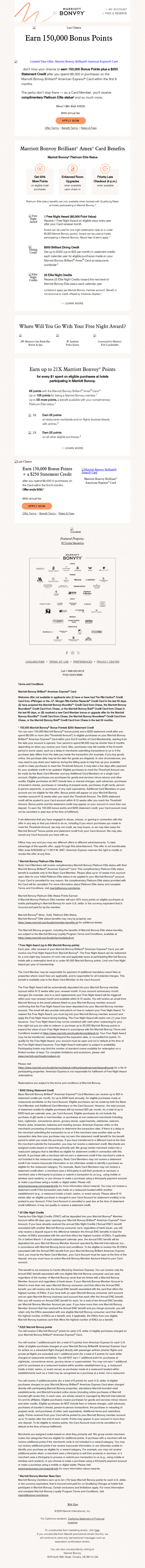 Marriott International email from Sat, Sep 26, 2026