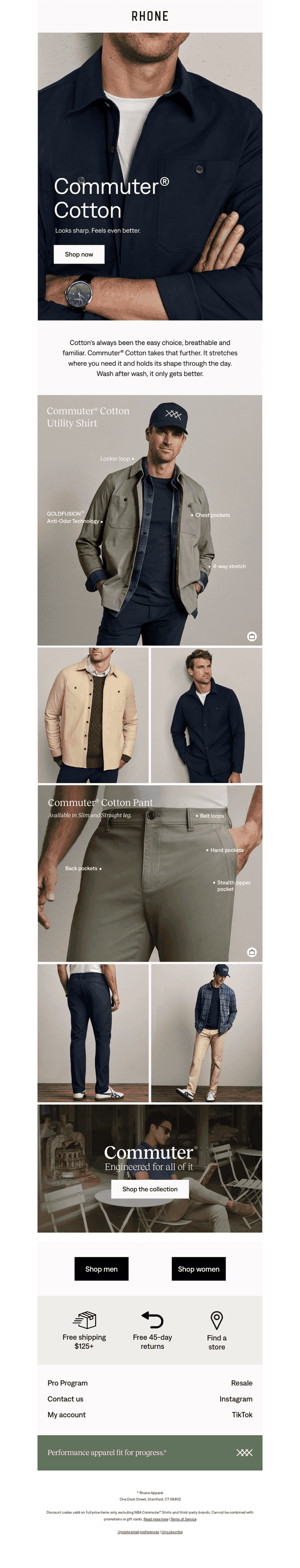 New in Commuter® Cotton