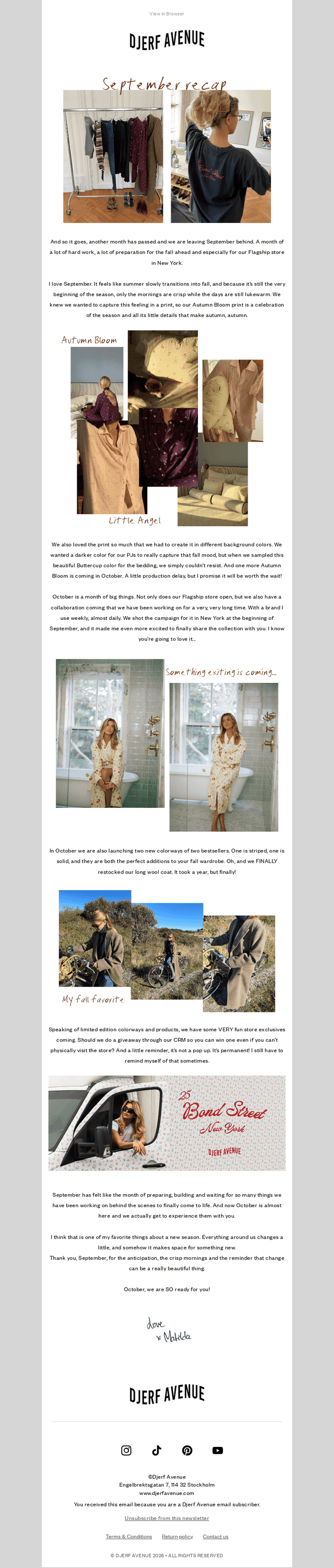 September Recap with Matilda💌