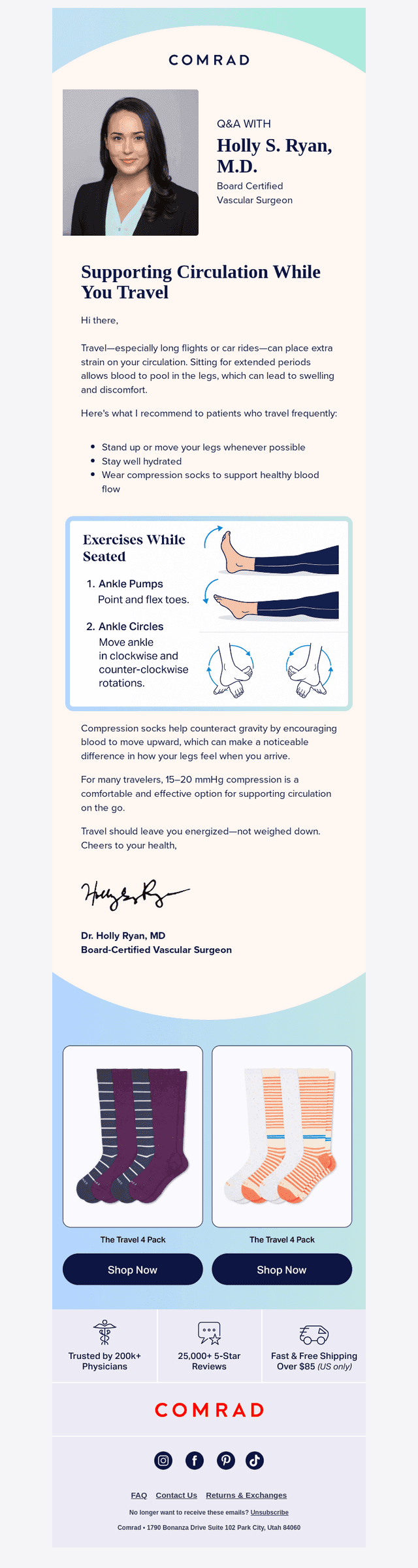 Supporting Circulation While You Travel