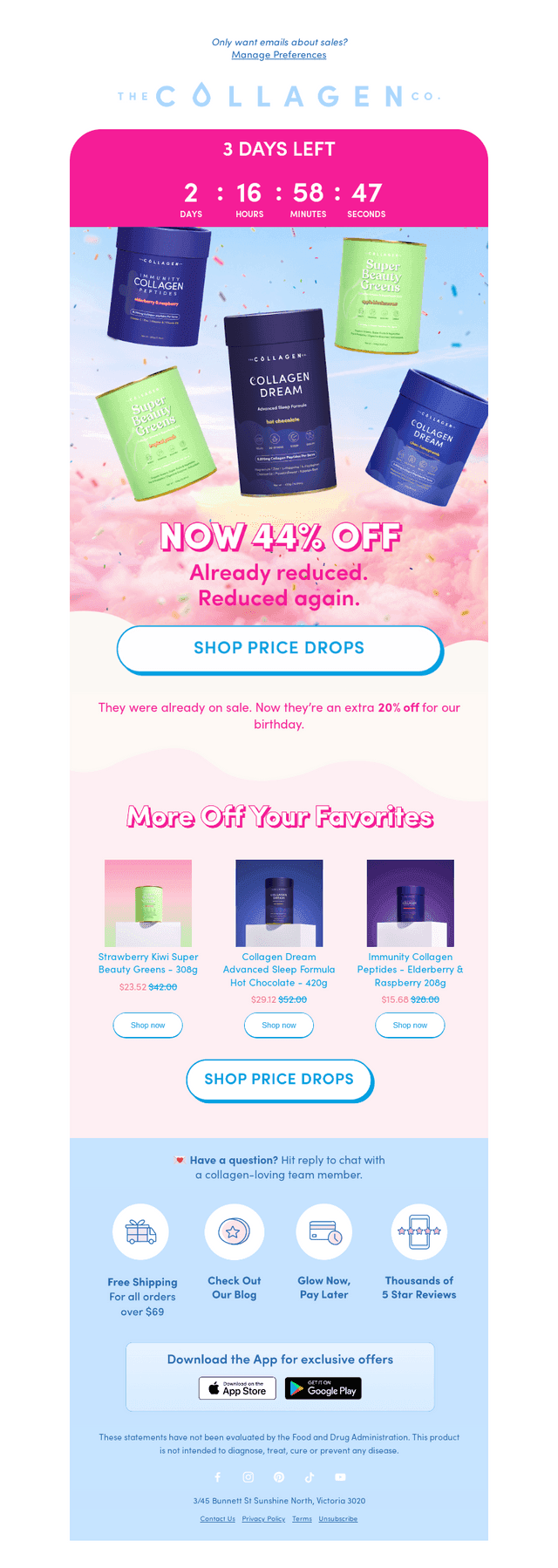 Already reduced. Now 44% off.