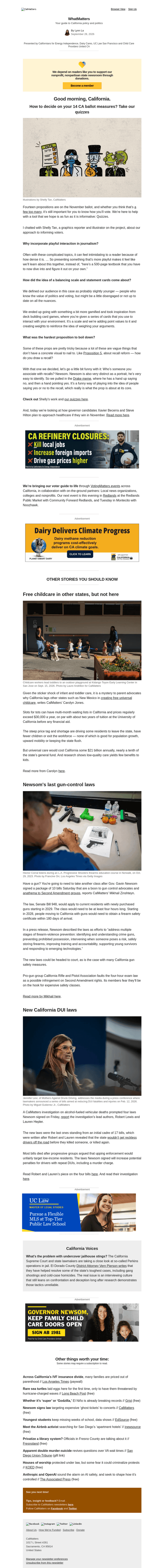 Calm email from Mon, Sep 28, 2026