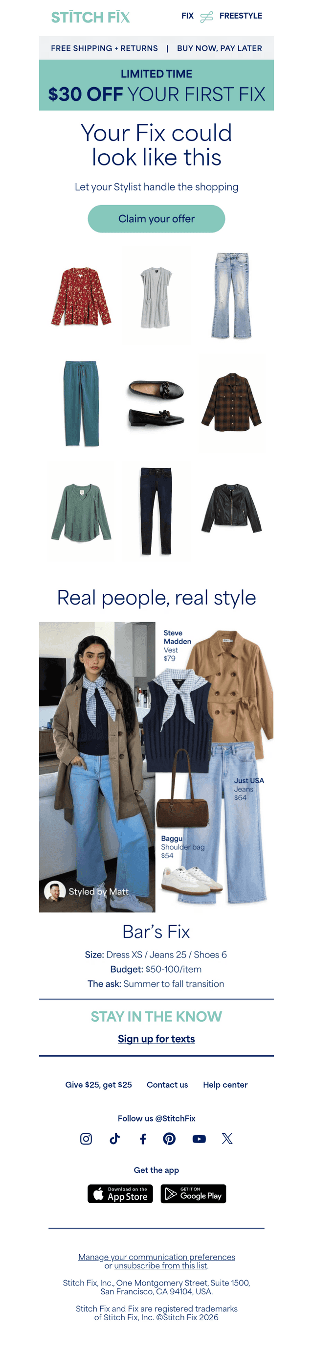 Time to skip the shopping risk-free
