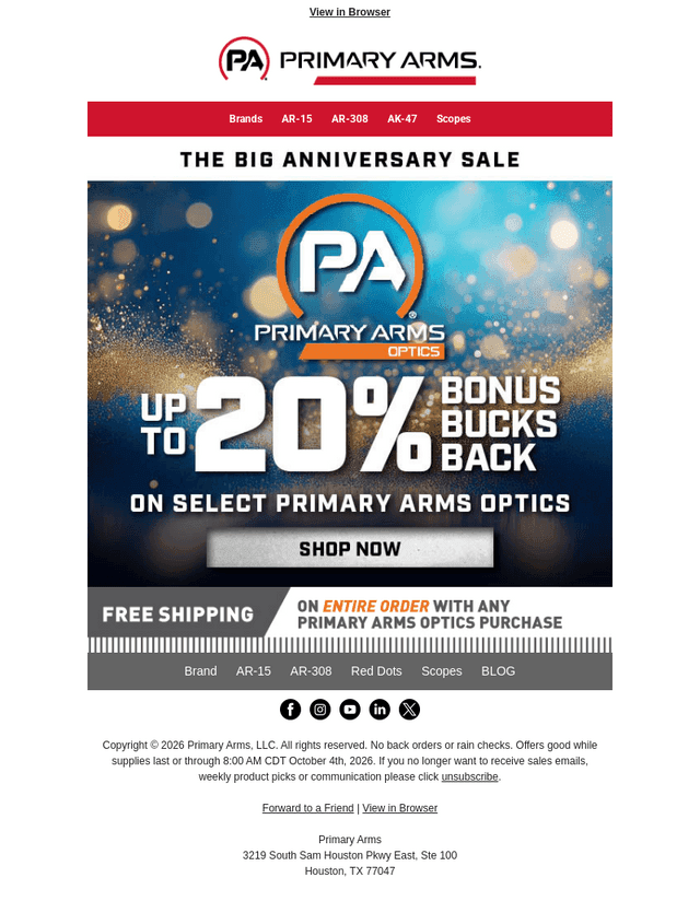 Primary email from Mon, Sep 28, 2026