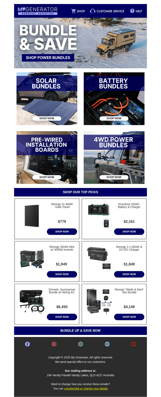 My Generator email from Mon, Sep 28, 2026