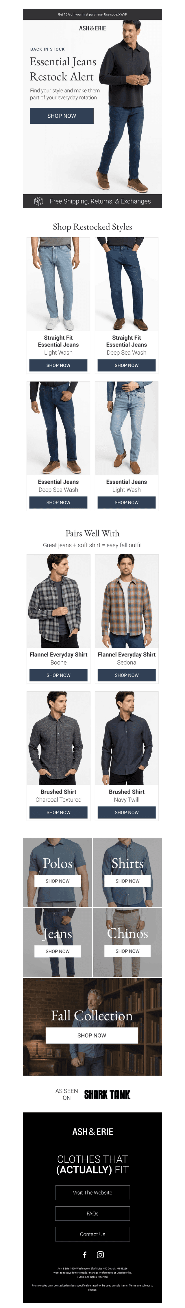 Essential Jeans Are Back in Stock!