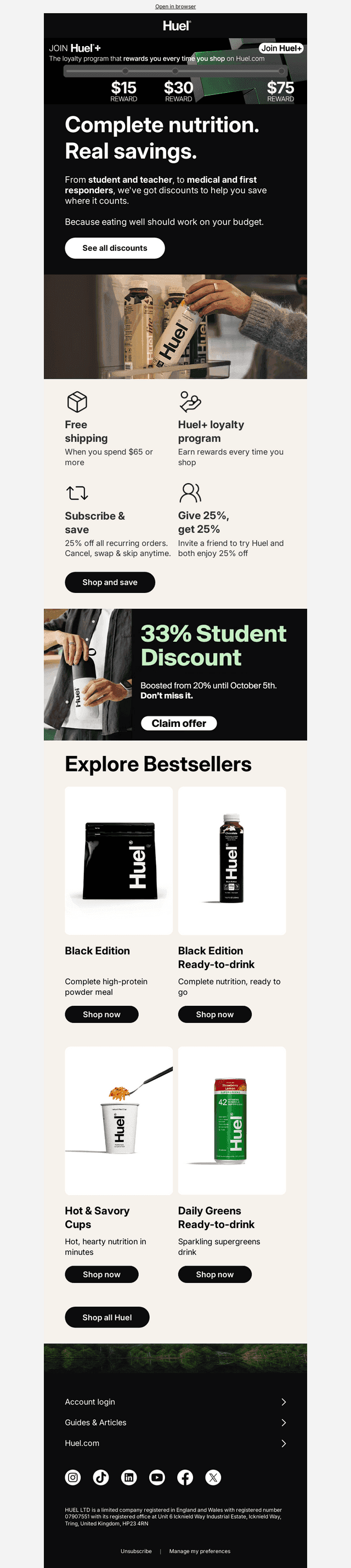 Are you getting your Huel savings?