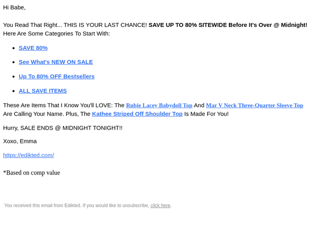 edikted email from Tue, Sep 29, 2026