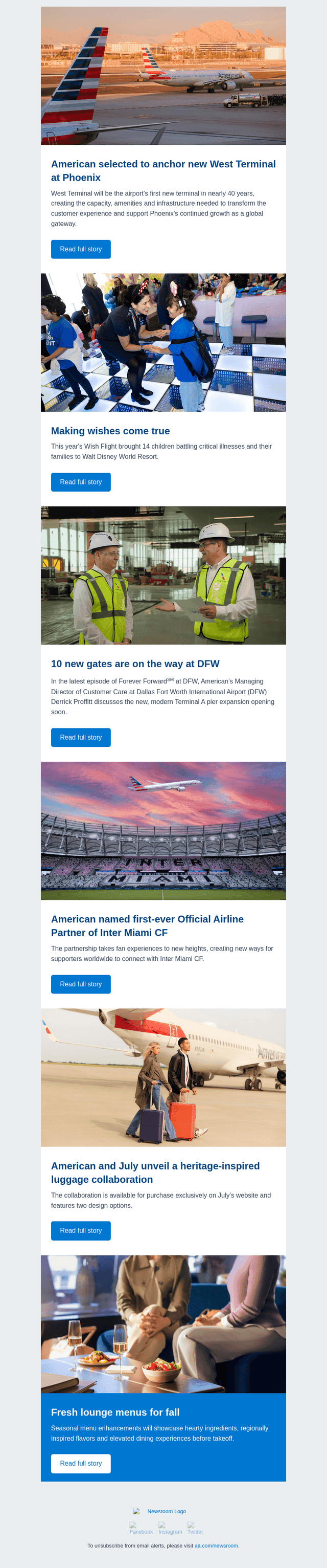 American Airlines email from Tue, Sep 29, 2026