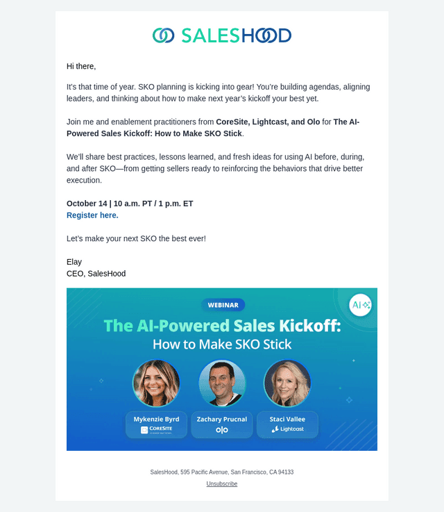 Planning your SKO? Let’s make it stick.