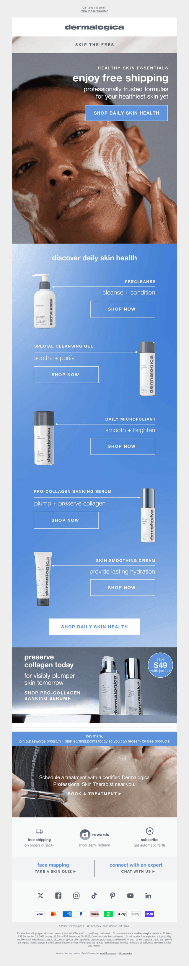 Dermalogica email from Wed, Sep 30, 2026