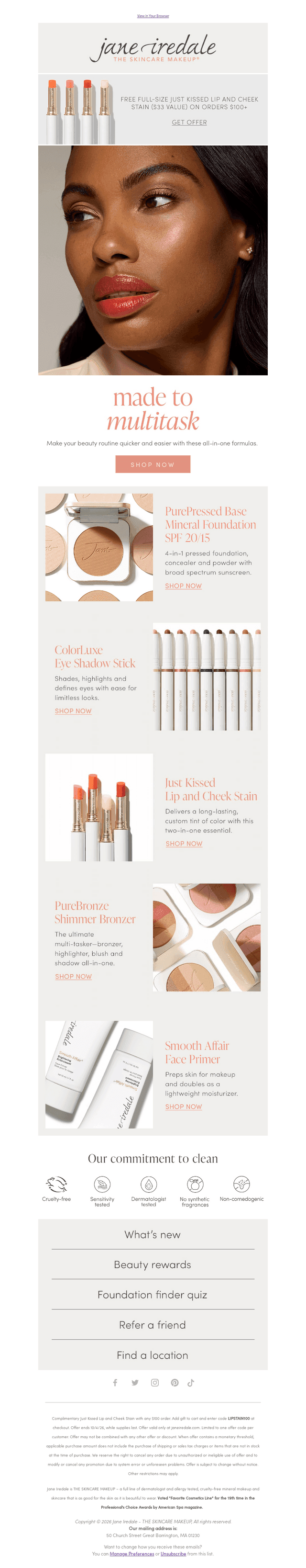 Makeup made to multitask