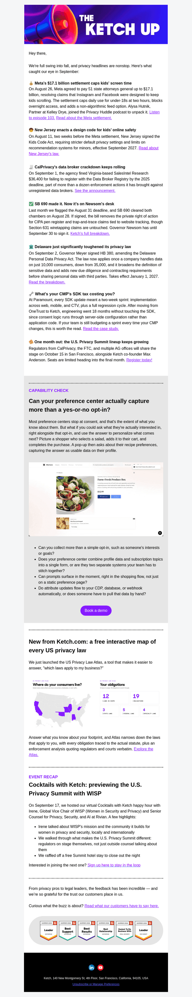 Ketch email from Wed, Sep 30, 2026