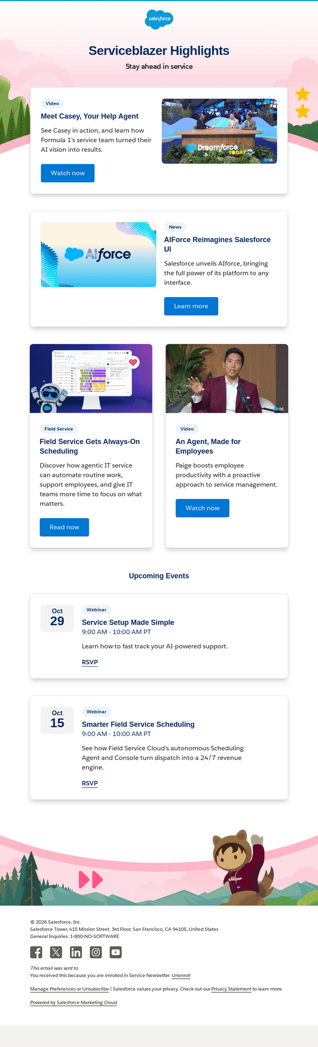 Salesforce email from Wed, Sep 30, 2026